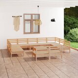  12-dijelna vrtna garnitura od masivne borovine | shoptok.hr