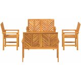  Set lounge namještaja za vrt 5 pcs Smeđa Čvrsto drvo akacije | Eponuda.ba
