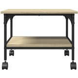  Stalak za pisač 2 razine boja hrasta sonome 50x40x38 cm drveni | shoptok.hr