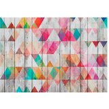  Samoljepljiva foto tapeta - Rainbow Triangles 196x140 | shoptok.hr