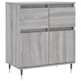 Maison Chic Komoda - Predalnik siva sonoma 60x35x70 cm inženirski les, (21717993) Cene