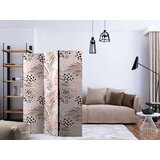 Paravan u 3 dijela - Pink Palm Leaves [Room Dividers] 135x172 | shoptok.hr