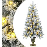  Zasnježeno mini božićno drvce 120 cm 100 LED lampica | shoptok.hr