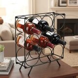 Home Styling Decoration kovinski stojalo za vino – 9 steklenic, črno | Shoptok.si
