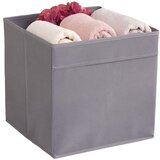 Mioli Decor Siva tekstilna škatla za shranjevanje 30x30x30 cm – Cene