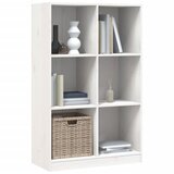 Regal za knjige bijeli 70 x 33 x 110 cm od masivne borovine | Eponuda.ba