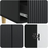  Kreveta s ladicama Crna 66 x 34,5 x 95 cm Konstruirano drvo | Eponuda.com