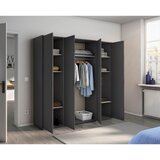 Modern Living Omara S Klasičnimi Vrati Voyager, Temno Siva | Shoptok.si