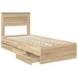  Okvir za krevet Sonoma hrast 75 x 190 cm Inženjersko Drvo - sonoma hrast 75 x 190 cm | shoptok.hr