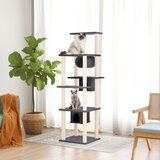 vidaXL Penjalica za mačke sa stupovima za grebanje tamnosiva 169 cm | shoptok.hr