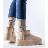 Gemre Beige platform snow boots Dennison | shoptok.hr