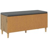  Haldna klop z blazino z vrati Umetni hrast 100 x 38 x 46 cm, (5000155671) | Shoptok.si
