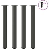  Noge za barski stol 4 kom antracit 110-112 cm čelik | shoptok.hr