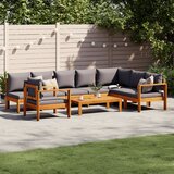  6-dijelna set vrtnih sofa s jastucima masivno bagremovo drvo | shoptok.hr