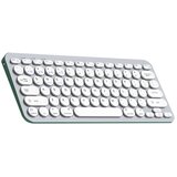 INF Dvodelna brezžična tipkovnica 78 tipk, škarjaste tipke, polnljiva Silver+White, (5000310594) Cene