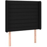  box spring s madracem LED crni 80 x 200 cm od tkanine | shoptok.hr