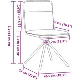  Jedilni stoli 2 kosa temno zeleno blago, (21832419) | Shoptok.si