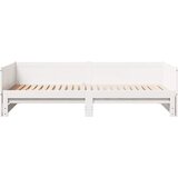  Krevet za povlačenje za dan Bijelo 203,5 x 184 x 56,5 cm | shoptok.hr