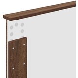  Vzglavje z vzglavjem Rjav hrast 80 cm Konstruiran les, (5000109803) | Shoptok.si