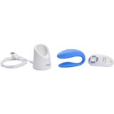 We Vibe Match - vodootporan, punjivi vibrator za par (plavi) | shoptok.hr