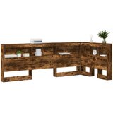  Skladišno uzglavlje Dimljeni hrast 90 cm Konstruirano drvo | shoptok.hr