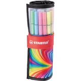 Stabilo fiber pen pen 68, set valjev 25 ARTY Edition, (21655884)