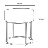Atelier Del Sofa tabure didim lilac