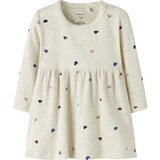name it obleka DR 13251494 NBFNUTTI LS DRESS D bež 68 | Shoptok.si