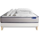 ACTISOM Celoten paket za posteljo - Vzmetnica 160x200 cm + Vzmetnica z letvami (komplet) + 2 vzglavnika + Prevleka - Actimemo Form, (21613581) Cene