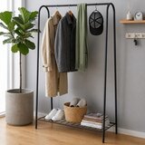 Hanah home stalak za odeću Oria, 89 cm, crni Cene