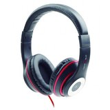 Gembird mhs-lax-b stereo sa mikrofonom los angeles black (1x3,5mm) slušalice | ePonuda.com