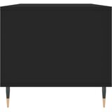 vidaXL Klubska mizica črna 90x49x45 inženirski les | Shoptok.si