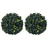 vidaXL Umetni pušpani okrogli 2 kosa 22 cm, (5000208215) Cene