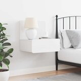  Noćni ormarić Bijelo 44 x 32,5 x 40 cm Masivna borovina | Eponuda.com