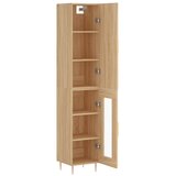  Visoka komoda hrasta sonome 34,5x34x180cm od konstruiranog drva | shoptok.hr