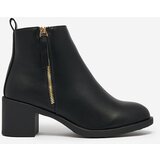 Resti Black eco leather women's low stiletto boots Rejerry | Shoptok.si