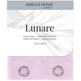  Curtain LUNARE color pink embroidered theme boho eyelets veil 140x270 ameliahome | shoptok.hr
