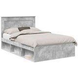  Okvir za krevet Beton 120 x 190 cm Čvrsto borovo drvo | shoptok.hr