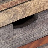  Klubska mizica siva 100x50x30 cm trden palisander | Shoptok.si