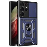 IZMAEL.eu Hybrid Armor Camshield za Samsung Galaxy S23 Ultra - Tamno plava | shoptok.hr