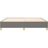  Za krevet s oprugama tamnosivi 140 x 190 cm od tkanine | shoptok.hr