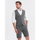 Ombre Elegant men's set suit vest + shorts | shoptok.hr