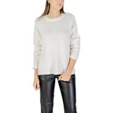 Only Puloverji ONLPETRA LS LOOSE O-NECK CC KNT 15350652 Bela | Shoptok.si