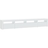 TV ormarić s LED svjetlima bijeli 240x35x40 cm | Eponuda.ba