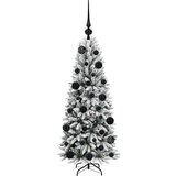 vidaXL Umestno božično drevo med 150 LED Bela 53 x 53 x 120 cm | Shoptok.si