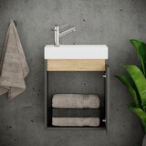 MID.YOU KOPALNICA ZA GOSTE antracit, medeni hrast | Shoptok.si
