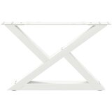  Noge kavne mize 2 kosa Bela 50x(30-31,3) cm Jeklo | Shoptok.si