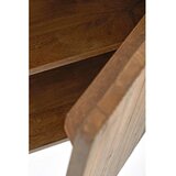 Light & Living Temno rjava nizka komoda iz masivnega lesa 100x80 cm Bitika – | Shoptok.si