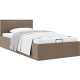 Maison Chic Dvižni Posteljni okvir - Enojna postelja - Postelja za odrasle taupe blago 100x200 cm, (21693624) Cene