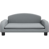  Dječja fotelja svjetlosiva 70 x 45 x 30 cm od tkanine | shoptok.hr